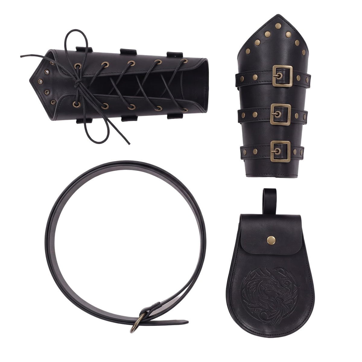 3 PCS Renaissance Costume Accessories Set for Women Men