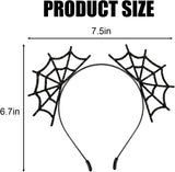 Spider Web Bat Costume Accessory Halloween Headband for Women