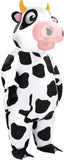Inflatable Cow Costume for Adults, Funny Halloween Blow Up