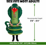 Rattlesnake Inflatable Costume for Adults