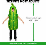 Inflatable Cucumber Costume for Adults, Funny Blow Up Costumes for Halloween Cosplay Parties