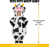 Inflatable Cow Costume for Kids, Funny Blow Up Costumes for Halloween Cosplay Parties
