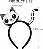 Cat Ears Headband for Adults, Halloween Costume Accessory