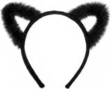 Cat Ears Headband Halloween Costume Accessory for Adult Women