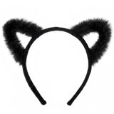 Cat Ears Headband Halloween Costume Accessory for Adult Women