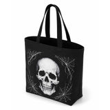 Halloween Skull Tote Bag, Trick or Treat Bag for Parties