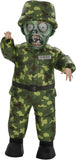 Inflatable Zombie Soldier Costume for Adult, Halloween Blow Up