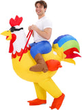 Inflatable Rooster Costume for Adults, Funny Blow-Up Suit
