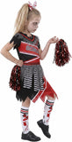 Zombie Cheerleader Costume for Girls