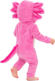 Toddler Axolotl Costume for Girls & Boys - 3D Hooded Animal Jumpsuit for Halloween Party