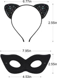 Cat Ears Headband for Women, Halloween Costume Accessories