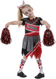 Zombie Cheerleader Costume for Girls