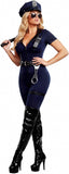 8PCS Women's Police Officer Costume