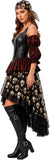 Womens Pirate Costume, Halloween Pirate Dress for Women