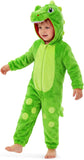 Toddler Dinosaur Costume, 3D Hooded Animal Jumpsuit for Halloween, 2-4T