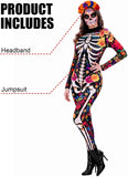 Women's Day of the Dead Skeleton Costume