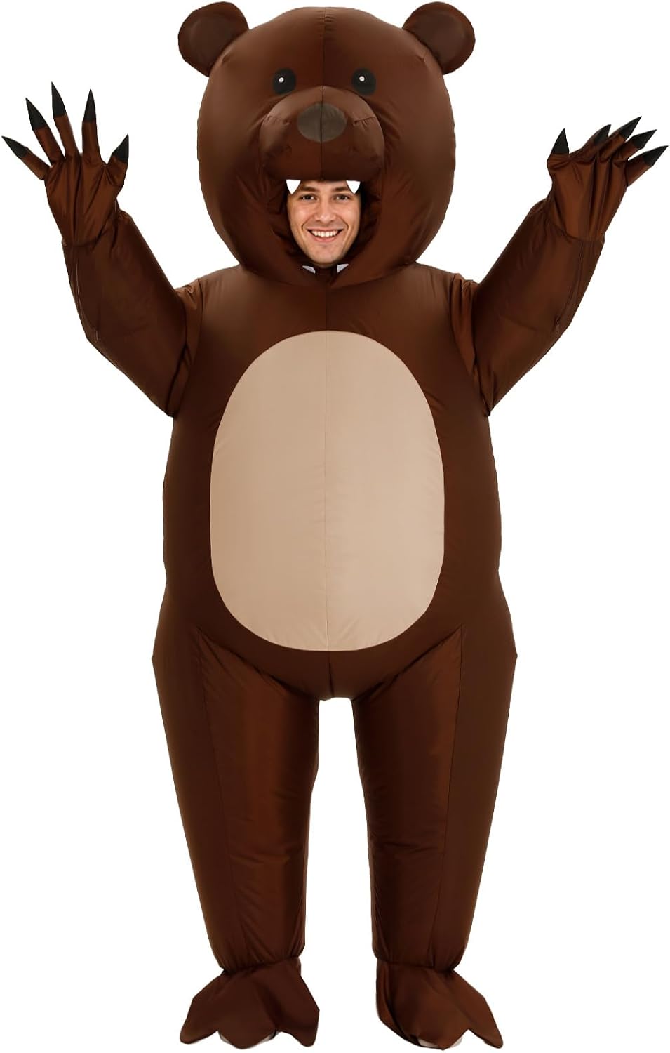 Inflatable Bear Costume for Adults, Funny Halloween Blow Up