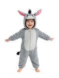 Toddler Grey Donkey Costume for Girls & Boys - 3D Hooded Animal Jumpsuit for Halloween Party