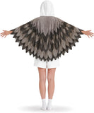 Owl Costume - Bird Cosplay Hooded Cape Halloween Thanksgiving Christmas Costume Gift for Women and Men