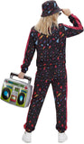 80s Outfit for Women 80s 90s Tracksuit Costume Set