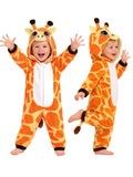 Toddler Giraffe Costume for Girls & Boys - 3D Hooded Animal Jumpsuit for Halloween Party