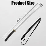 34.6" Fake Katana, Halloween Costume Sword Prop