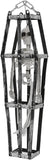 2-Piece Halloween Coffin Cage Skeleton Hanging Decorations