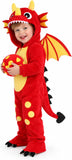Toddler Dinosaur Costume, 3D Hooded Animal Jumpsuit for Halloween, 2-4T