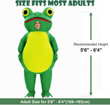 Frog Inflatable Costume for Adults
