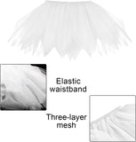 Black Orange White Tutus for Women Adults Tulle Skirt