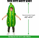 Inflatable Cucumber Costume for Kids, Funny Blow Up Costumes for Halloween Cosplay Parties