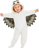 Toddler Owl Costume for Girls & Boys - 3D Hooded Animal Jumpsuit for Halloween Party