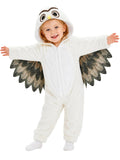 Toddler Owl Costume for Girls & Boys - 3D Hooded Animal Jumpsuit for Halloween Party