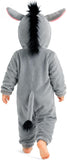 Toddler Grey Donkey Costume for Girls & Boys - 3D Hooded Animal Jumpsuit for Halloween Party