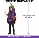 Inflatable Eggplant Costume for Adult, Funny Halloween Blow Up