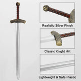 Medieval Knight Prop Sword for Halloween Costume