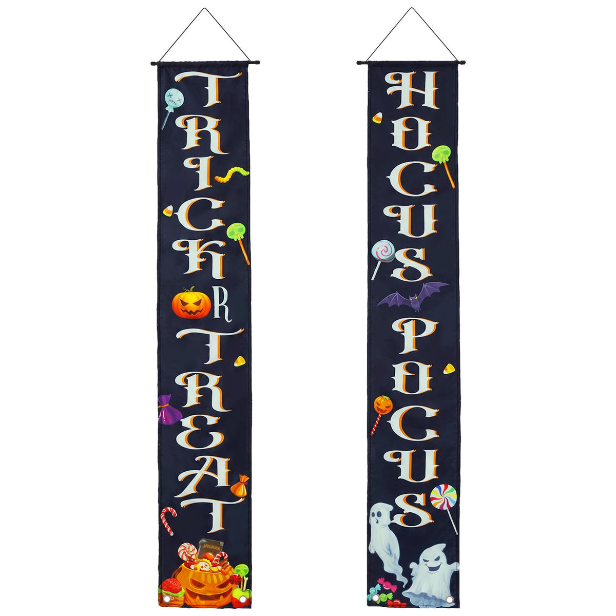 Lighted Halloween Decorations Outdoor Happy Halloween Banner