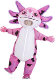 Inflatable Axolotl Costume for Kids, Blow Up Halloween Outfit