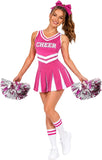 Cheerleader Costume for Women, Halloween Uniform Outfit Cosplay Sports Dress