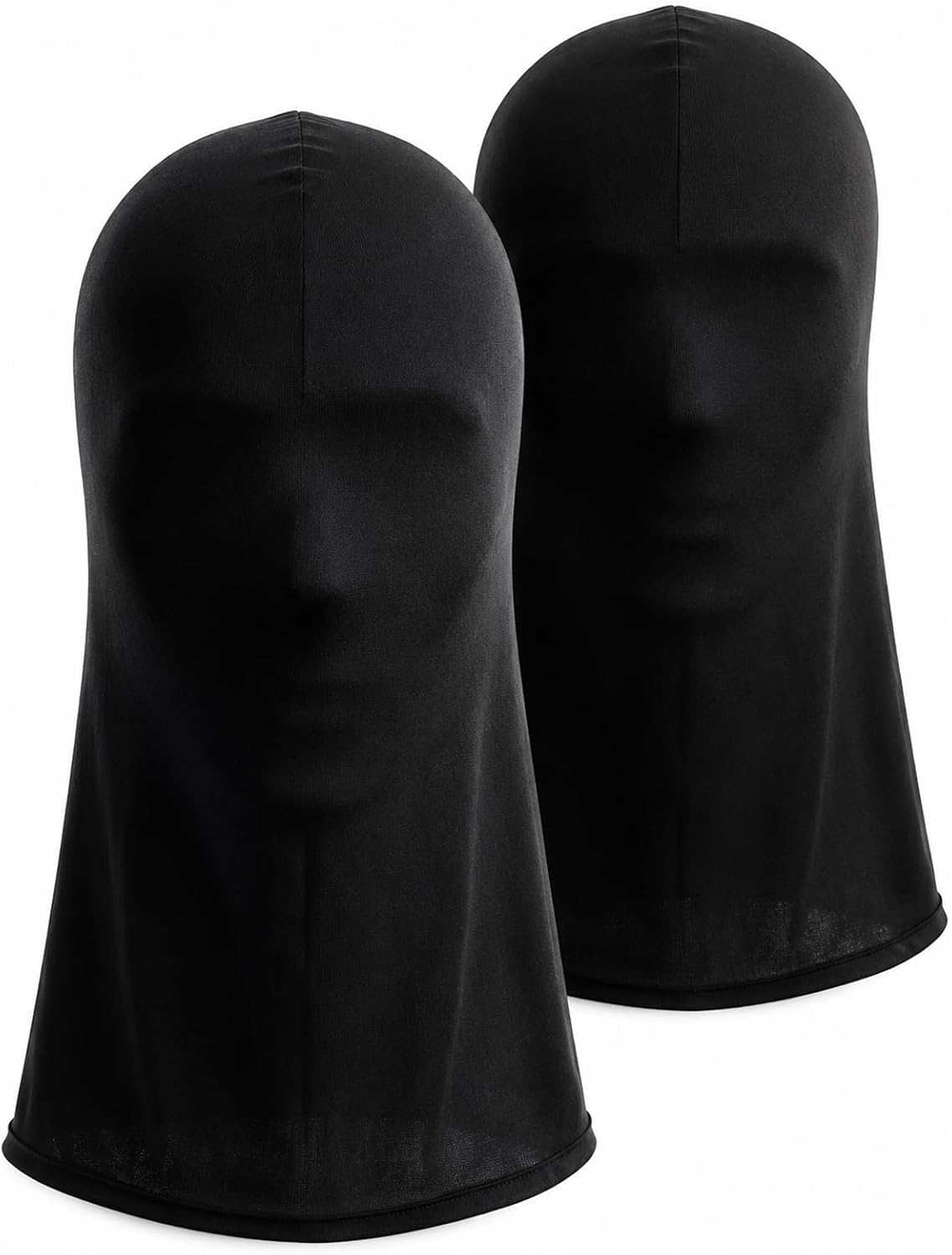 2PCS Halloween Black Hood Mask for Costume Dress-Up