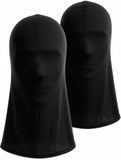 2PCS Halloween Black Hood Mask for Costume Dress-Up
