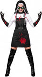 Women's Mad Scientist Costume, Creepy Science Cosplay Set