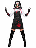 Women's Mad Scientist Costume, Creepy Science Cosplay Set