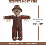 Inflatable Scarecrow Costume for Kids, Funny Blow Up Costumes