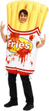 Inflatable French Fries Costume for Adults, Funny Blow Up Chip