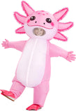 Inflatable Axolotl Costume for Kids, Blow Up Halloween Outfit