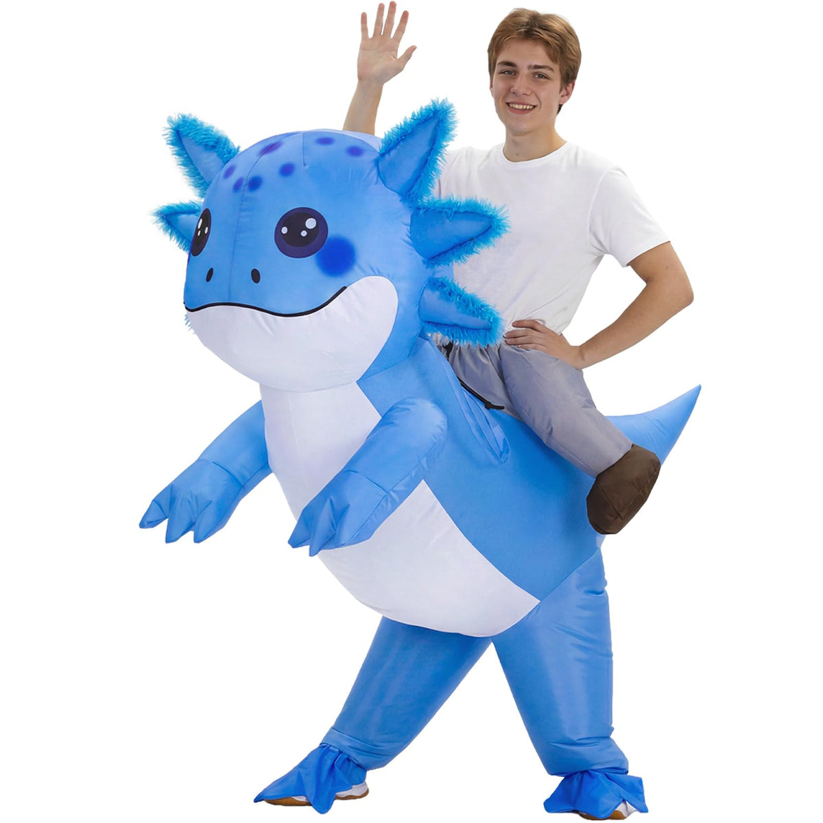 Inflatable Axolotl Costume for Adults, Halloween Costume