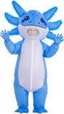 Inflatable Axolotl Costume for Kids, Blow Up Halloween Outfit