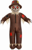 Inflatable Scarecrow Costume for Adults, Blow Up Halloween