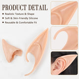 6 Pairs Pointed Elf Ears Set for Womens